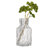 Jhonathon 9" Textured Clear Glass Table Vase-1672266900-1671581206