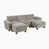 Chenille étain foncé sélectionné