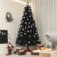 Arbre de Noël artificiel régulier (double) avec aiguilles noires-966901677-966901672-966901665