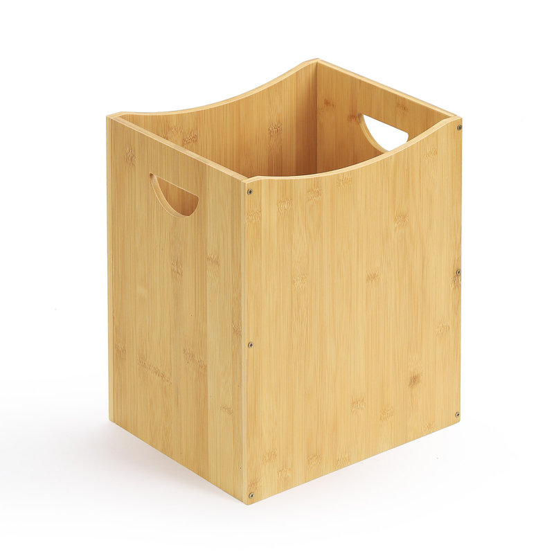 Detachable Bamboo Waste Bin
