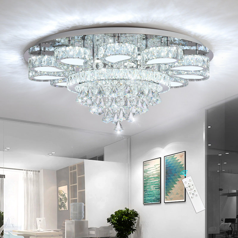 Lustre en cristal Glam, Argent