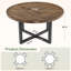 Table de salle à manger en bois pour 4 personnes