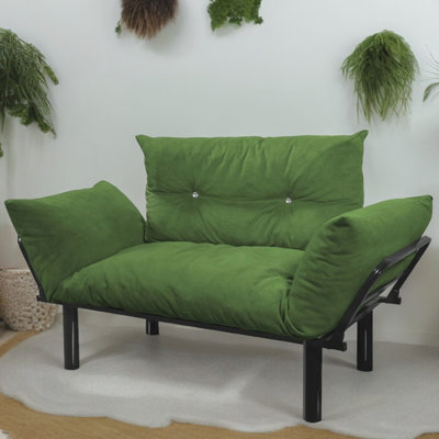 Causeuse Ada, une option de siège confortable et pratique pour les petits espaces de vie et les chambres à coucher avec des caractéristiques d'assemblage facile
