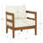 Calsey Acacia Outdoor Lounge Chair