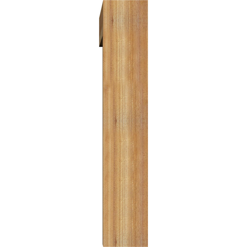 Support Funston Block avec support décalé, 44 x 44, Cèdre rouge occidental de l 8 po (scié brut)