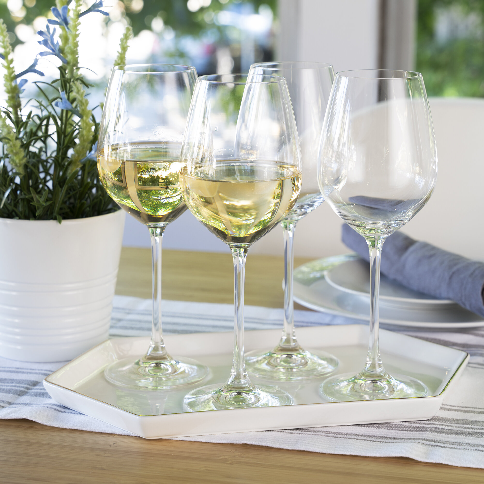 Talismano 18.5 oz Chardonnay Grand Cru White Wine Glasses (Set of
