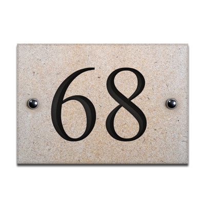 Chebanse 10cm H Stone House Number