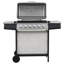 Symple Stuff 6 - Burner Portable Liquid Propane Gas Grill-89258472