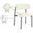 Lupita Upholstered Back Side Chair Dining Chair-89184576-89184569