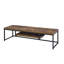 Meuble télé en chêne patiné avec base en métal noir, pour téléviseur à écran plat de 60 po, style épuré et design moderne-1374679178