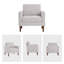 Fauteuil d'appoint 37 po en similicuir 37 po-1009699268