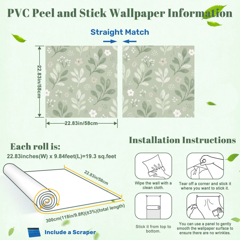 Papier peint adhésif pelez et collez céladon gris écume de mer verte couleur abstraite papier contact béton amovible auto-adhésif mural pour armoires de cuisine de chambre à coucher 24 po x 118 po