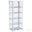 Vitrine blanche à 5 tablettes