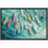 «Surfer Boards in Ocean», art du salon, impression sur toile encadrée