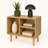 Storage Cube End Table with Doors or Shelves, Stackable Up To 3 Units