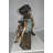 Boy & Girl Reading on Tree Log Bronze Statue – Elegant Landscape Sculpture Decor, 37"L x 14"W x 27"H