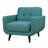 Sofa & Chair Set In Teal-126304197