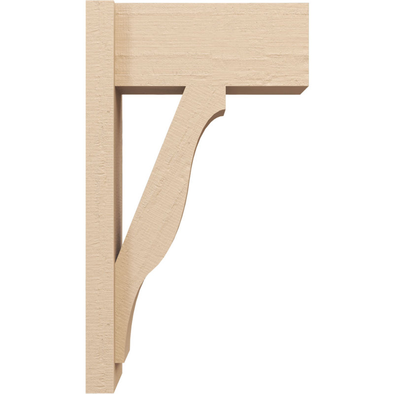 Bois de cèdre brut Funston Block TimberThane Perspector, brun clair apprêté, H 28 po x l 8 po x P 16 po