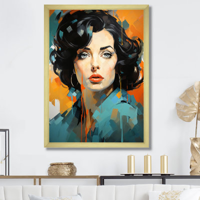 Teal Taylor Portrait I - Portrait, reproduction d'art sur toile_105861