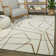 Goodrow Abstract Rust/Cream Area Rug