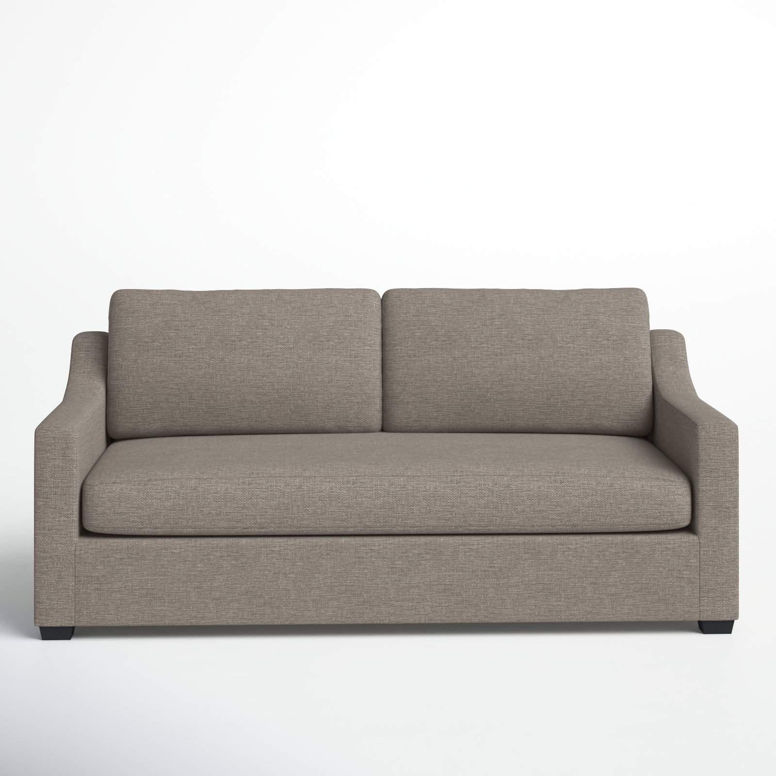 Cranbrook 88'' Upholstered Sofa, Drusky Linen Sustain® Basketweave