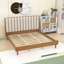 Base de lit en bois avec tête de lit-601585074