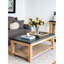 Grande table basse rectangulaire, 47,8 x 28 x 18,8 pouces, meubles de salon | Idée de cadeau