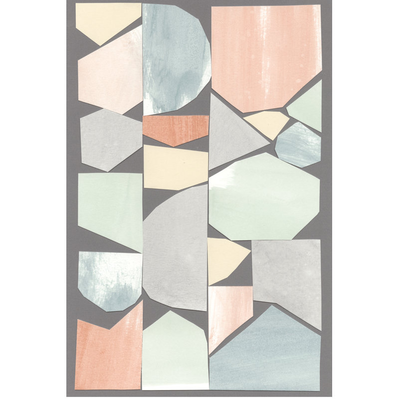 «Rodondo I» par Renée W. Stramel, reproduction d'art sur toile tendue, H 30 po x l 20 po