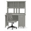 Ensemble bureau avec rehausse et chaise Khadesha