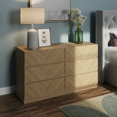 120 cm W Chest of 6 Drawers