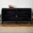 Rustic Kitchen Cabinet - Rubber Wood Construction, Distressed Finish,Rounded Door Design, Adjustable Shelves-1486234789