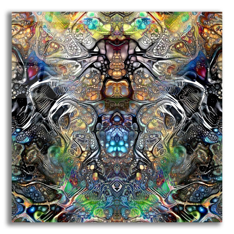 "Mute" par Pierre Gavidia, H 36 po x l 36 po x P 0,2 po