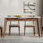 Modern Rock Slab Solid Wood Extendable Dining Table