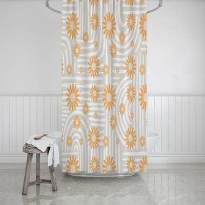 Ghada Floral Shower Curtain