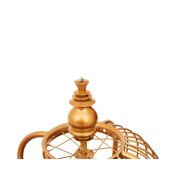 Mantis Finish Birdcage Shelf Unit, Gold