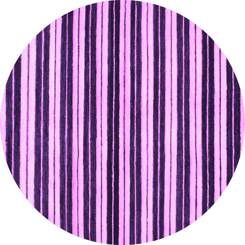Tapis en laine / polyester tissé à la machine Arro, Rond 5 pi