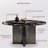 Modern Round Faux Marble Dining Table-104732953