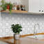 4'' W x 4'' L Vinyl Peel and Stick Mosaic Tile
