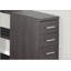Bureau d'ordinateur polyvalent en L avec tiroirs de rangement pour le bureau à domicile, configuration à gauche ou à droite, finition aspect bois-130038976-130038977