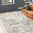 Chloe Abstract Dusty Sage Area Rug-1608500183