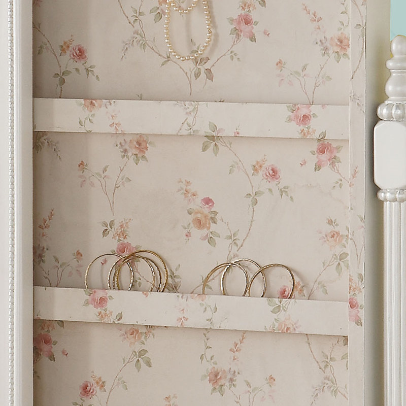 Armoire pour bijoux avec miroir Burnie