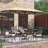 Alyah 6 - Person Patio Dining Set with Rectangular Table , Cushions Included-1448359424