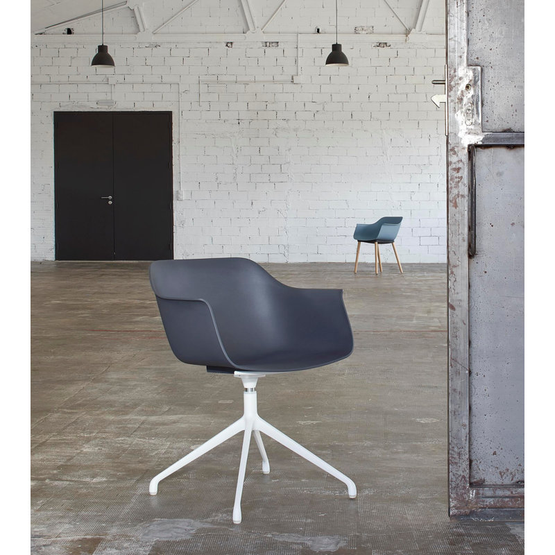 Shape Spider Outdoor Dining Armchair, White