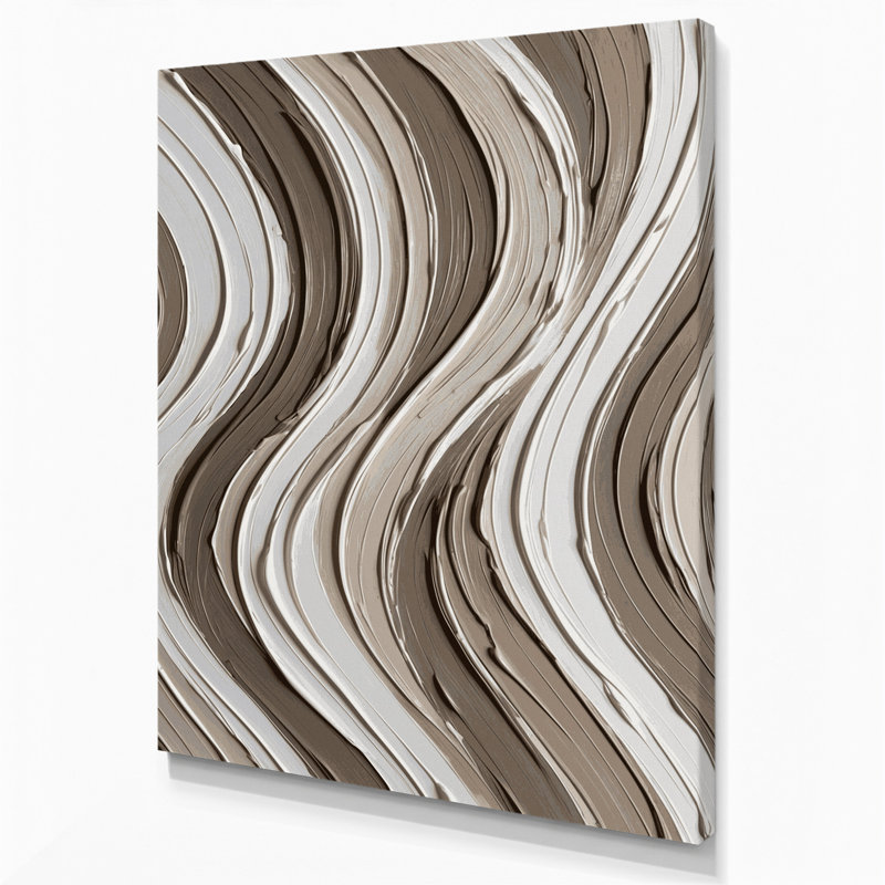 Art mural sur toile DiagonalStripes, H 12 po x l 18 po