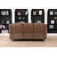 Canapé inclinable en cuir synthétique 87 po