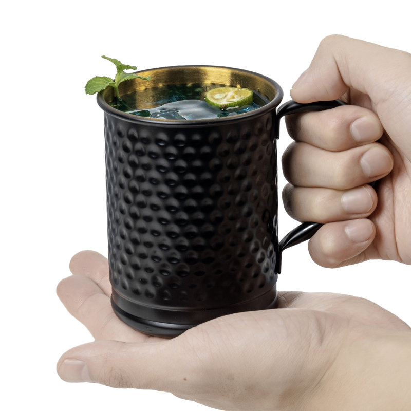 Hammered 532.3ml Stainless Steel Moscow Mule Mug