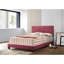 Lit double en cerisier pour espaces modernes