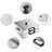 2 Layer Rice Noodle Roll Steamer Machine Stainless Steel Extra Tray Cheung Fun Cantonese Dim Sum Steamer