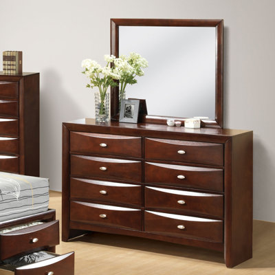 Commode 8 tiroirs avec miroir Urbanek