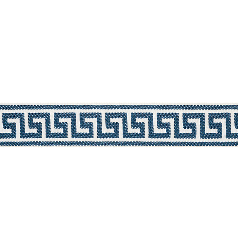 Etienne Silk Greek Key Wide, Navy